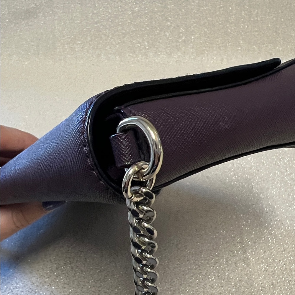 ♠️ Kate Spade Laurel Way Greer Crossbody Bag, Deep Purple - Picture 10 of 12